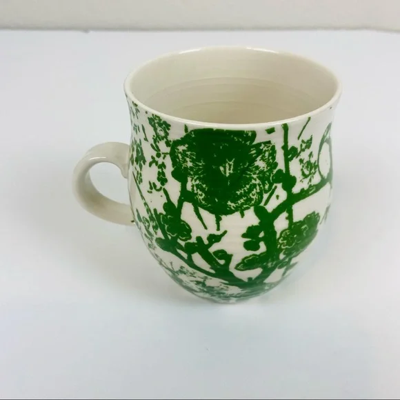 Anthropologie Homegrown Monogram Floral C Mug - Picture 2 of 6
